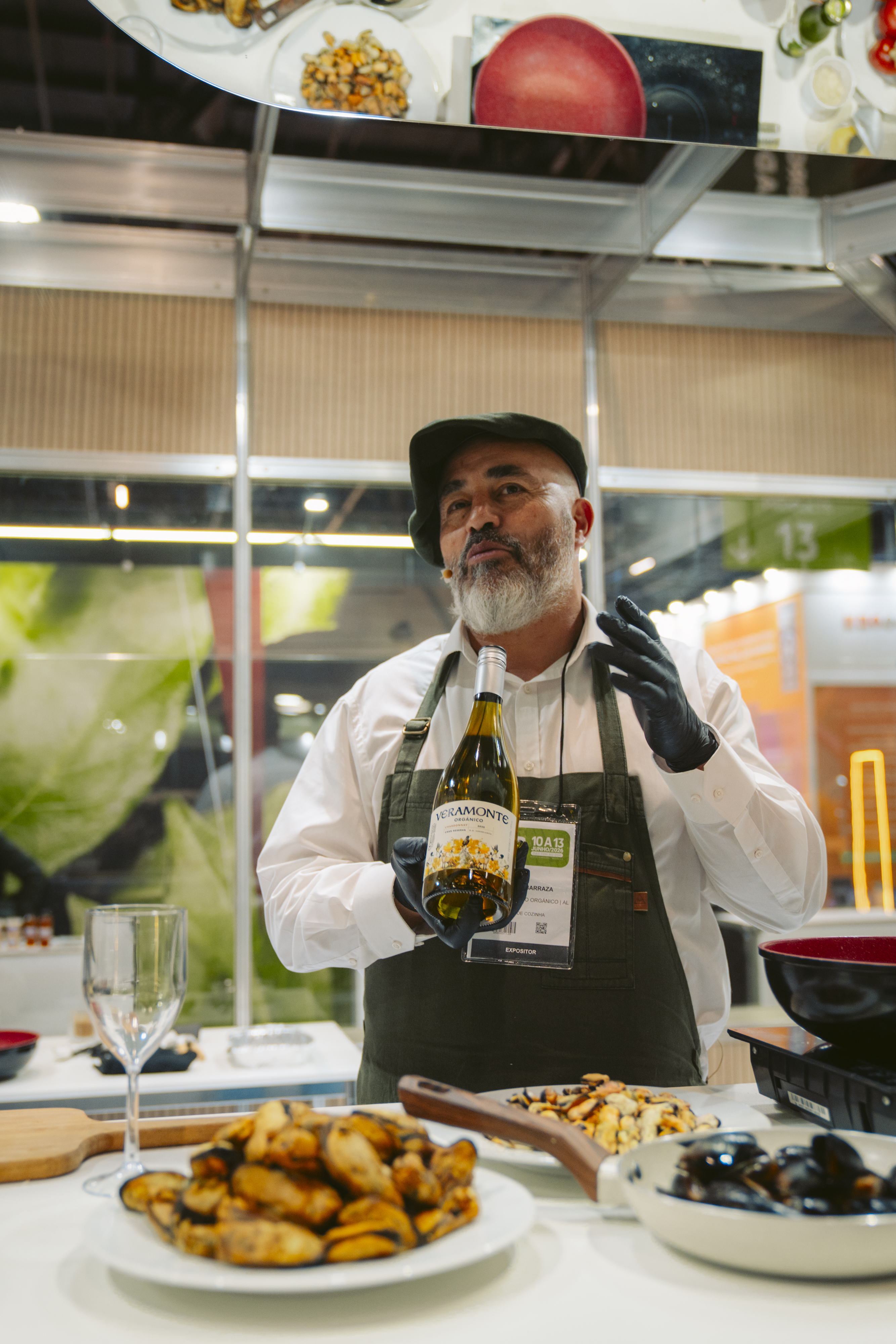 Cocina en vivo AOA Chile en Biofach Brasil